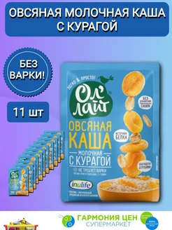 Каша овсяная с курагой 11 шт по 40г