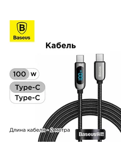 Кабель Type-C 100W (2м)