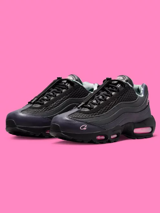 Nike air max pink white and black best sale