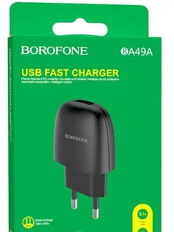 Сетевое зарядное устройство BA49A Micro USB 2.1A Fast charge