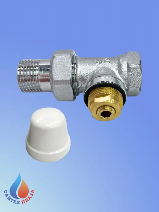 caleffi Вентиль запорный, прямой, 1 2'' вр-нр, белый, фото 2