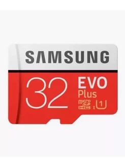 Карта памяти Samsung EVO Plus Micro SD 32 ГБ