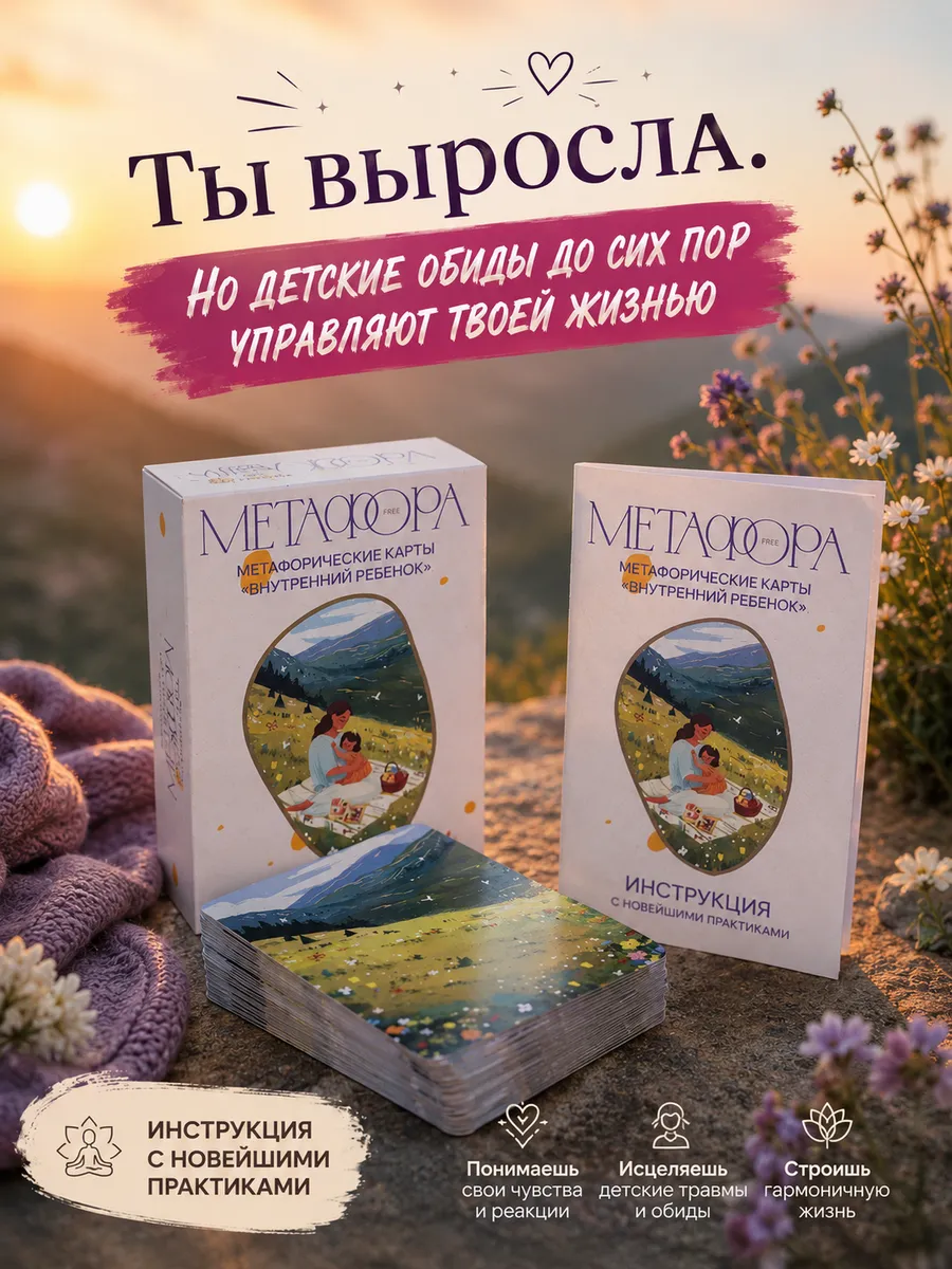 Метафорические карты проработка детских травм