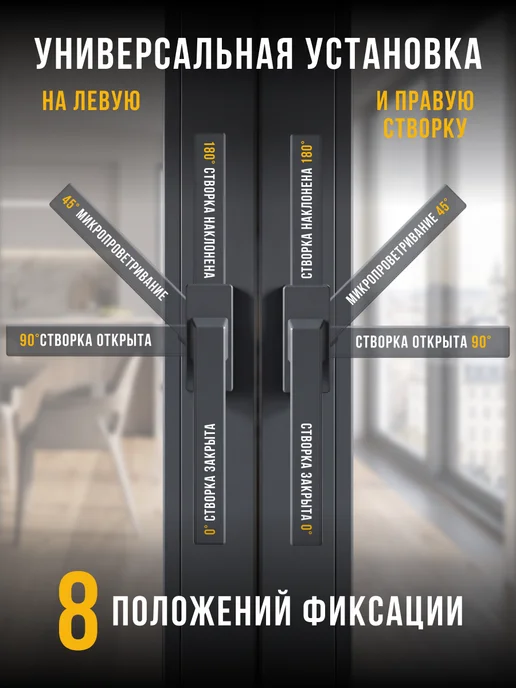 Dorf Ручка для пластикового окна и балконной двери, белый, фото 2
