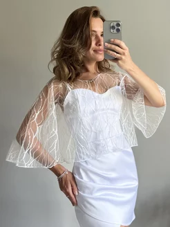 Накидка свадебная Kraft mami wedding 239853024 купить за 3 330 ₽ в интернет-магазине Wildberries