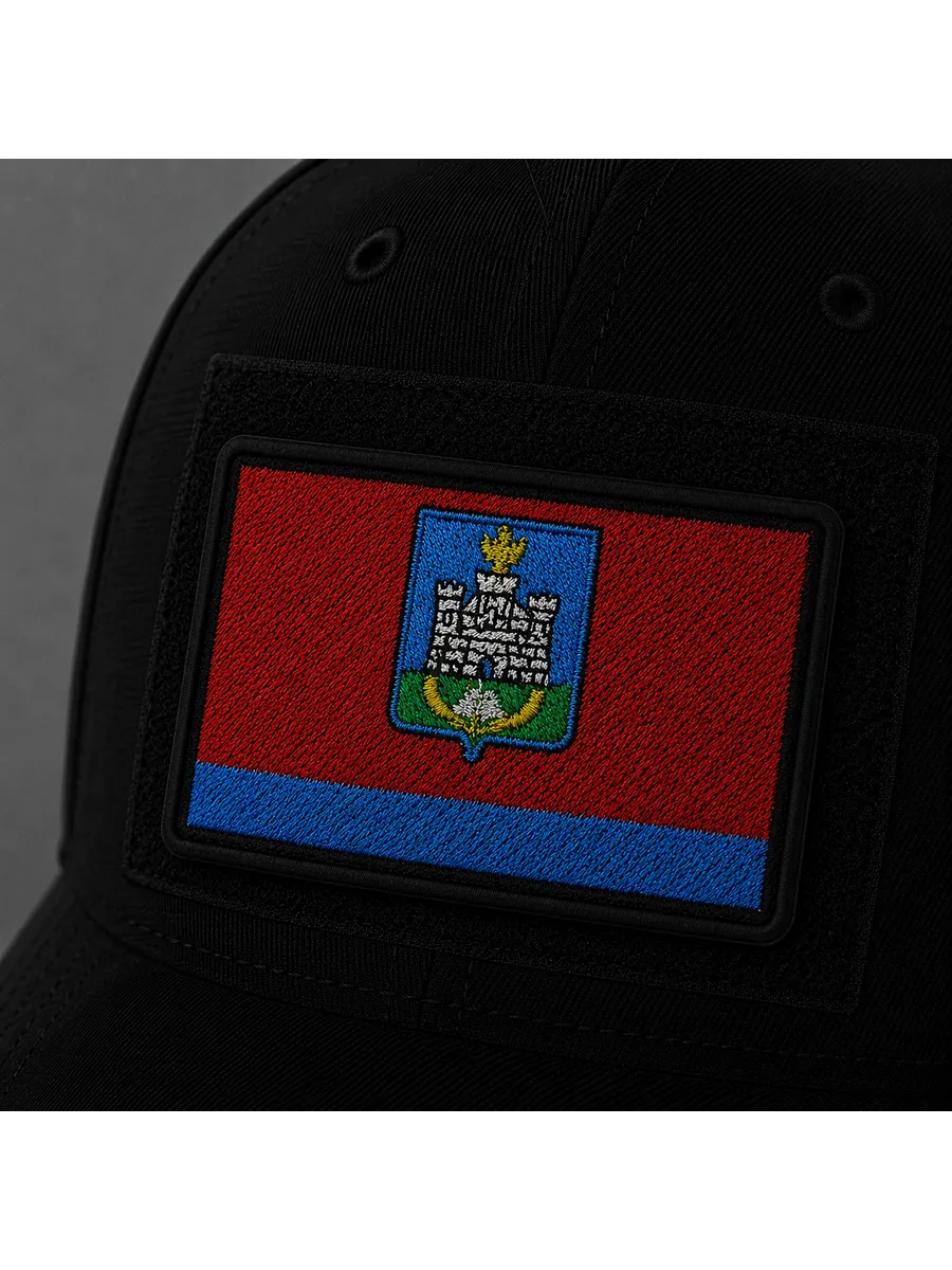 Нашивка, патч, шеврон на липучке "Флаг Орловской области"