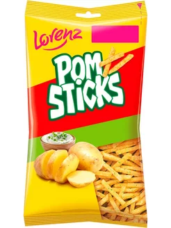 Чипсы картофельные POMSTICKS,вкус сметаны и специй,100г. 239868509 купить за 178 ₽ в интернет-магазине Wildberries