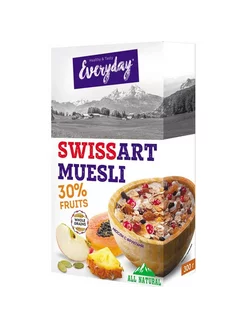 Мюсли Swiss art muesli с фруктами 300 г