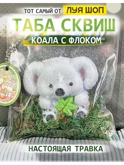 Таба сквиш Коала с флоком и травкой антистресс игрушка Луя 239905374 купить за 297 ₽ в интернет-магазине Wildberries