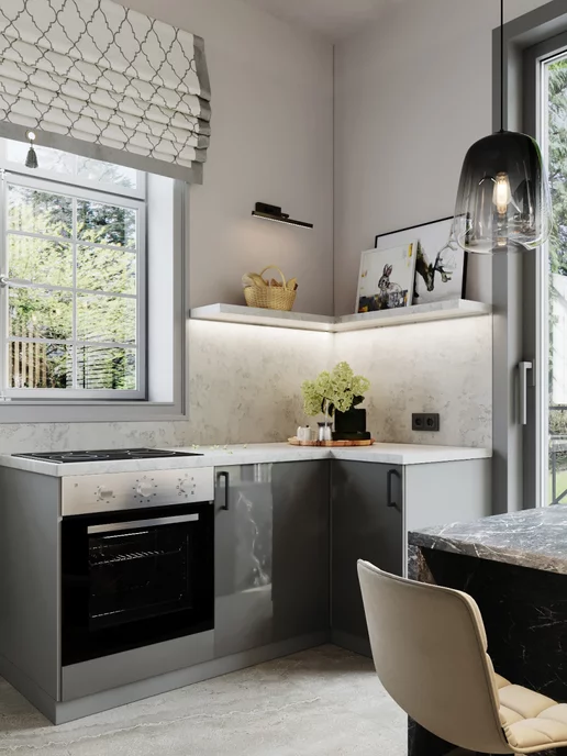 Alternative Loft Панель для кухонных фартуков Гессо 1200х600 мм, 1200x600 мм, фото 5