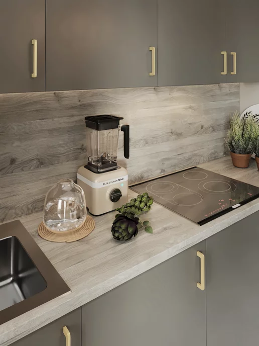 Alternative Loft Панель для кухонных фартуков Дуб Велла 1200х600 мм, 1200x600 мм, фото 6