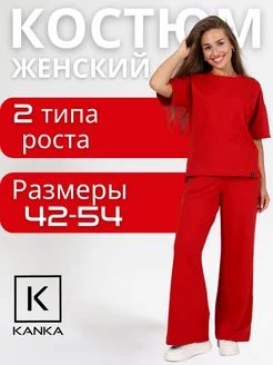 Спортивный костюм летний с брюками Kanka 239923551 купить за 2 073 ₽ в интернет‑магазине Wildberries