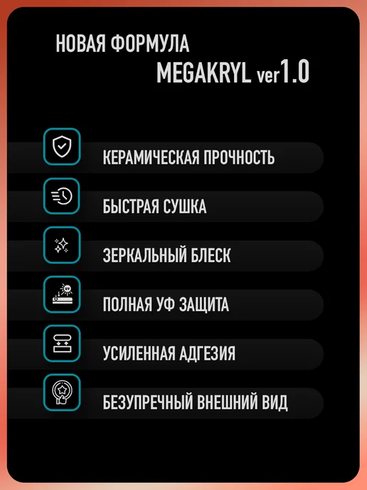 MEGAZET NANO Лак автомобильный 2К HS, Комплект Лак+Отвердитель, вариант, фото 2