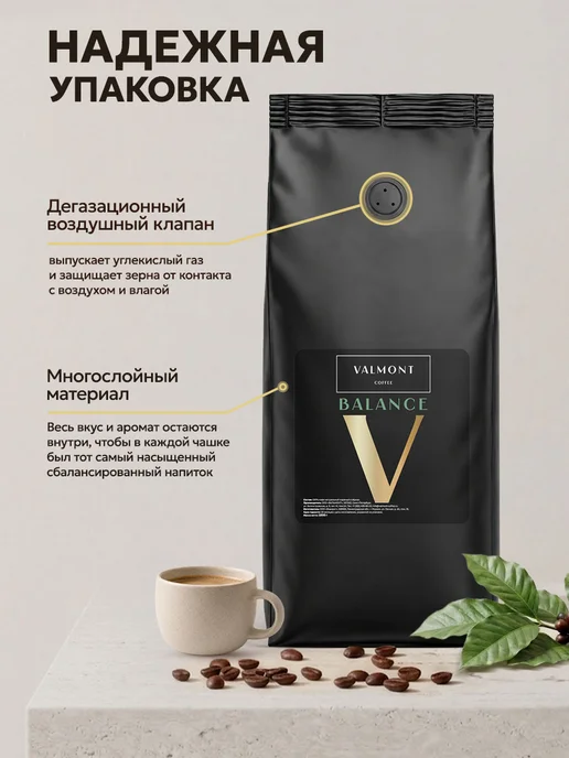 UNIBEANS Кофе в зернах 1 кг арабика робуста Unibeanc Exclusive, 1 кг, фото 5