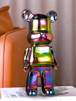 Керамическая статуэтка-копилка мишка Bearbrick 28 см