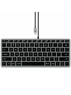 Клавиатура Slim W1 USB-C Wired Keyboard-RU проводная Satechi 240082383 купить за 3 561 ₽ в интернет-магазине Wildberries