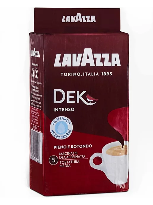 Lavazza Кофе молотый Dec Intenso 250 г