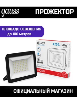 Прожектор светодиодный уличный 50W IP65 6500К