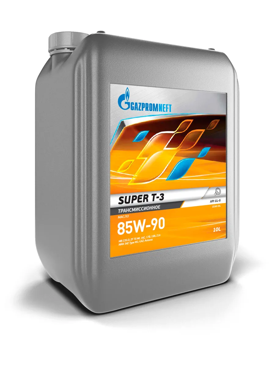 Масло трансмиссионное Super T-3 85W90 GL-5 10л
