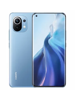 Смартфон Xiaomi 11 5G-8GB+128GB-синий 240110603 купить за 19 540 ₽ в интернет-магазине Wildberries