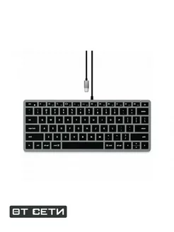 Клавиатура Slim W1 USB-C Wired Keyboard-RU проводная Satechi 240115726 купить за 3 560 ₽ в интернет-магазине Wildberries