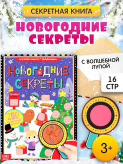 Книжка с заданиями для детей Новогодние секреты