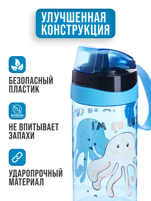 Бутылка для воды детская 520 мл - фото 5