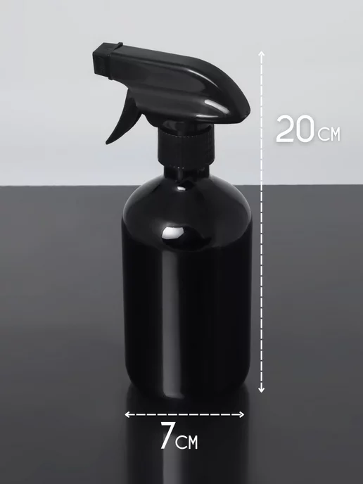 Plastic Product Пульверизатор парикмахерский для волос распылитель для воды, черный, фото 4