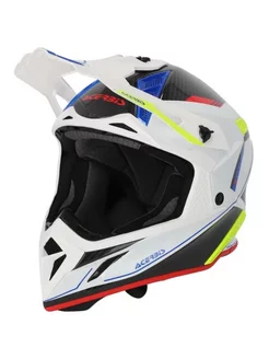 Кроссовый шлем Steel Carbon 22-06, White Black