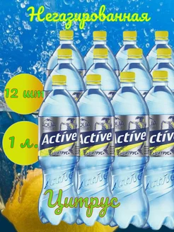 Вода негазированная Active Цитрус, пэт 1 л 12 шт