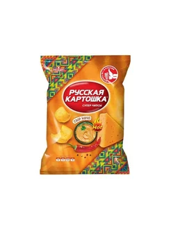 Чипсы картофельные Русская картошка Сыр Начо