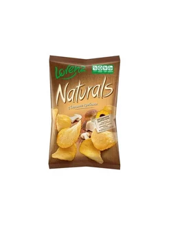 Чипсы картофельные Naturals с белыми грибами, 100 г