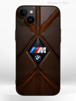 Чехол на IPHONE 14 Plus с принтом машина BMW