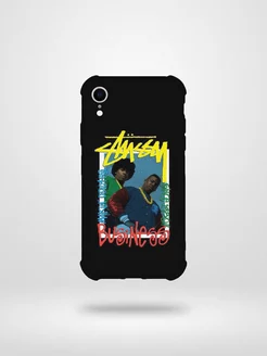 Стильный чехол на iPhone XR силиконовый STUSSY