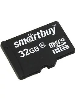 Карта памяти Micro SD 32GB Smart Buy class 10 без адаптера