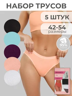 Трусы набор слипы 5 шт Branico 240370006 купить за 656 ₽ в интернет-магазине Wildberries