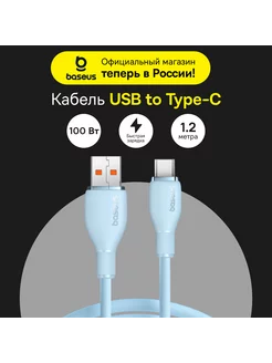 Кабель Type-C быстрая зарядка Pudding USB-Type-C 100Вт