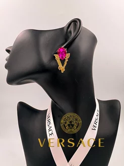 Серьги в стиле Versace LUCIA JEWELRY 240391532 купить за 965 ₽ в интернет-магазине Wildberries