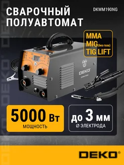 Сварочный полуавтомат DKWM190NG, 190А DEKO 240408893 купить за 6 434 ₽ в интернет-магазине Wildberries