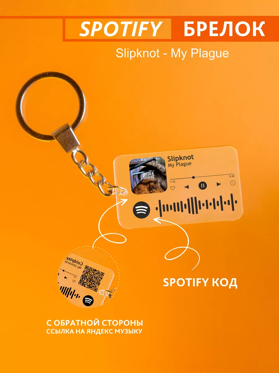 Брелок для ключей спотифай...