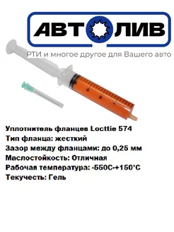 Герметик LOCTITE 574 (в шприце)